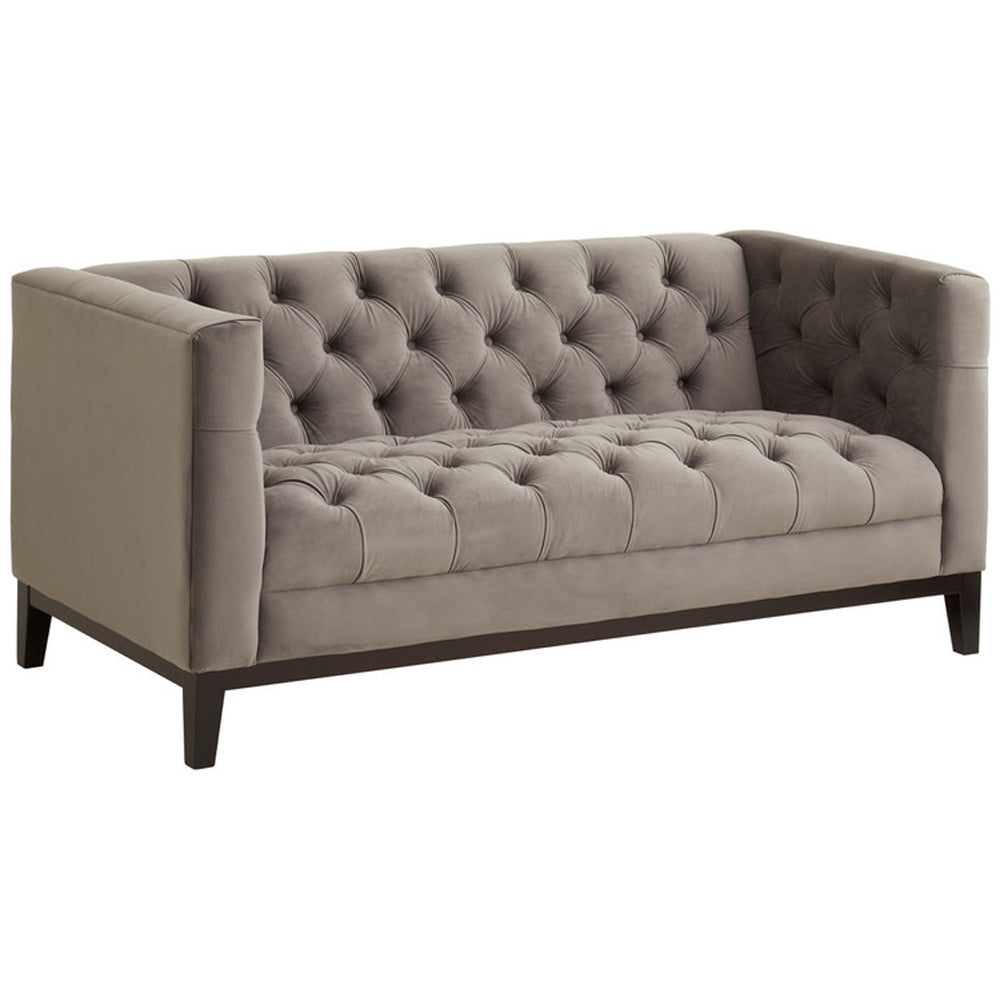 Product photograph of Olivia S Luxe Collection - Stella Sofa Grey 2 Seater from Olivia's