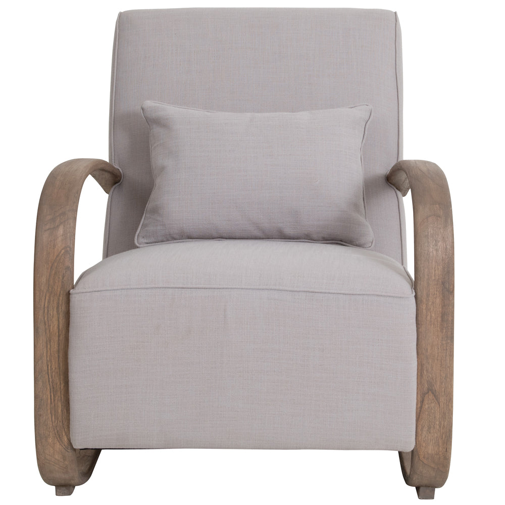 Libra Elmsley Upholstered Beechwood Occasional Chair