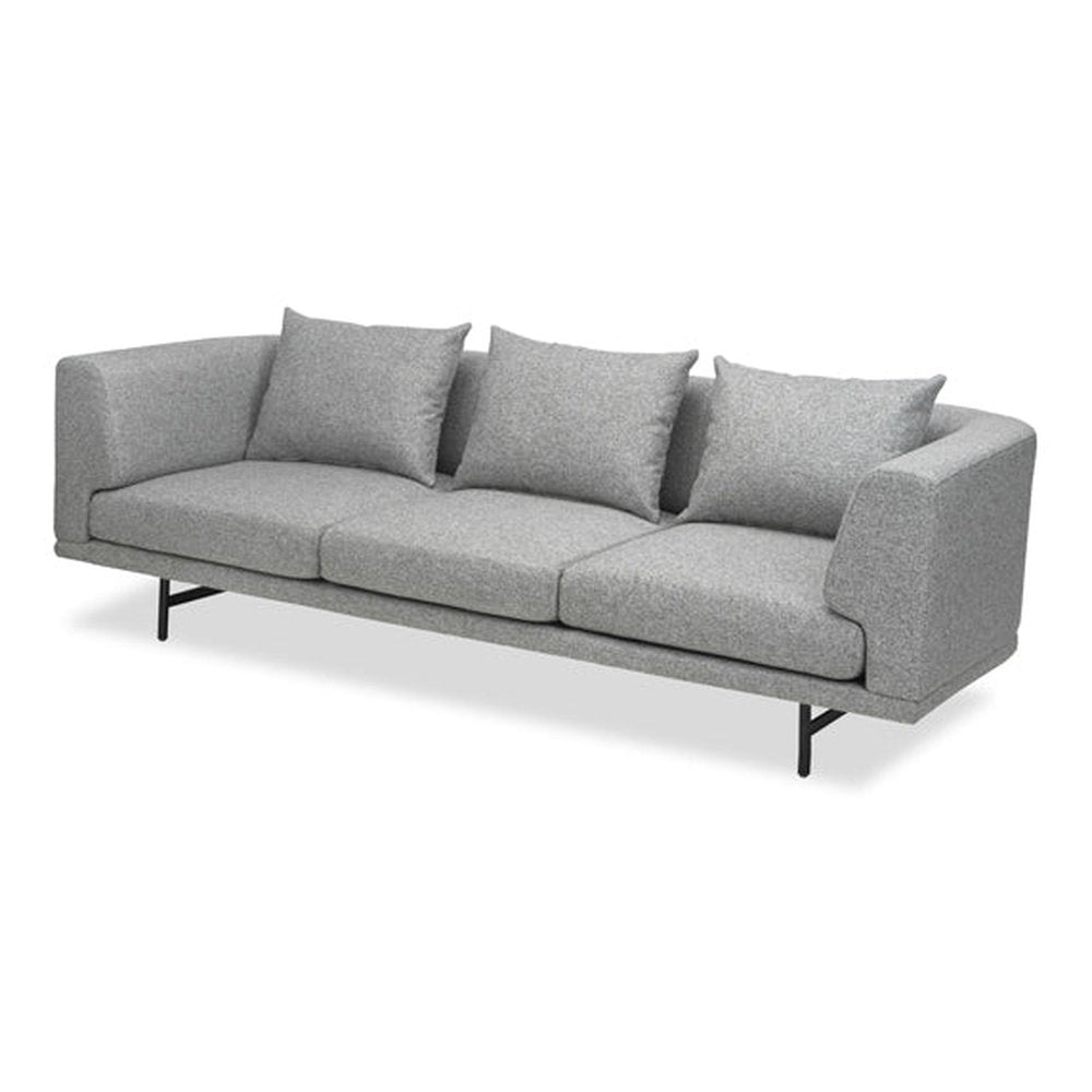 Product photograph of Liang Eimil Mossi Emporio Grey 3 Seater Sofa from Olivia's