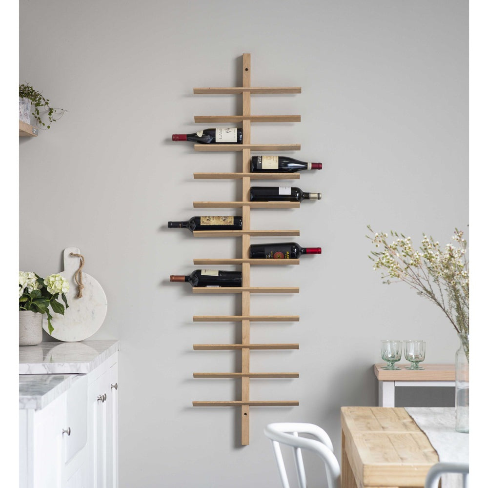 Product photograph of Garden Trading Hambledon Wine Rack Oak from Olivia's