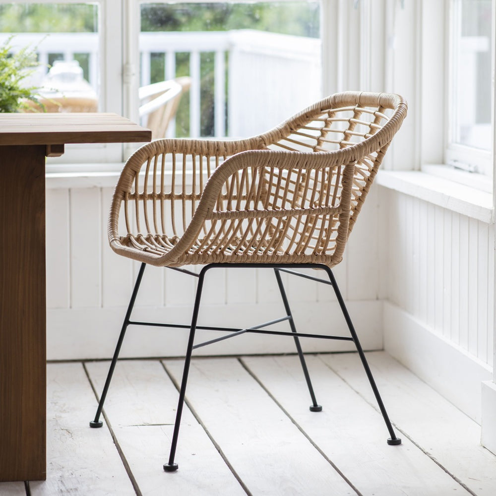 Product photograph of Garden Trading Hampstead Dining Chairs Oak from Olivia's
