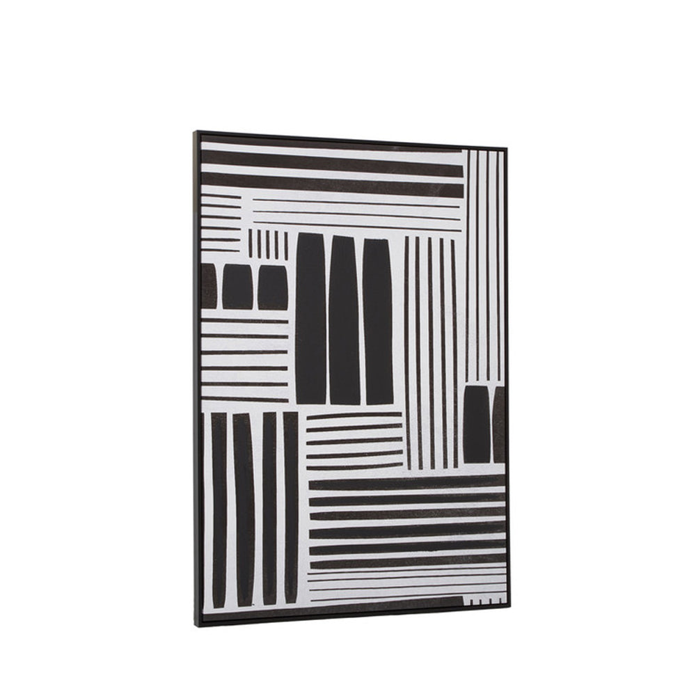 Product photograph of Olivia S Abstract Stripe Wall Art from Olivia's