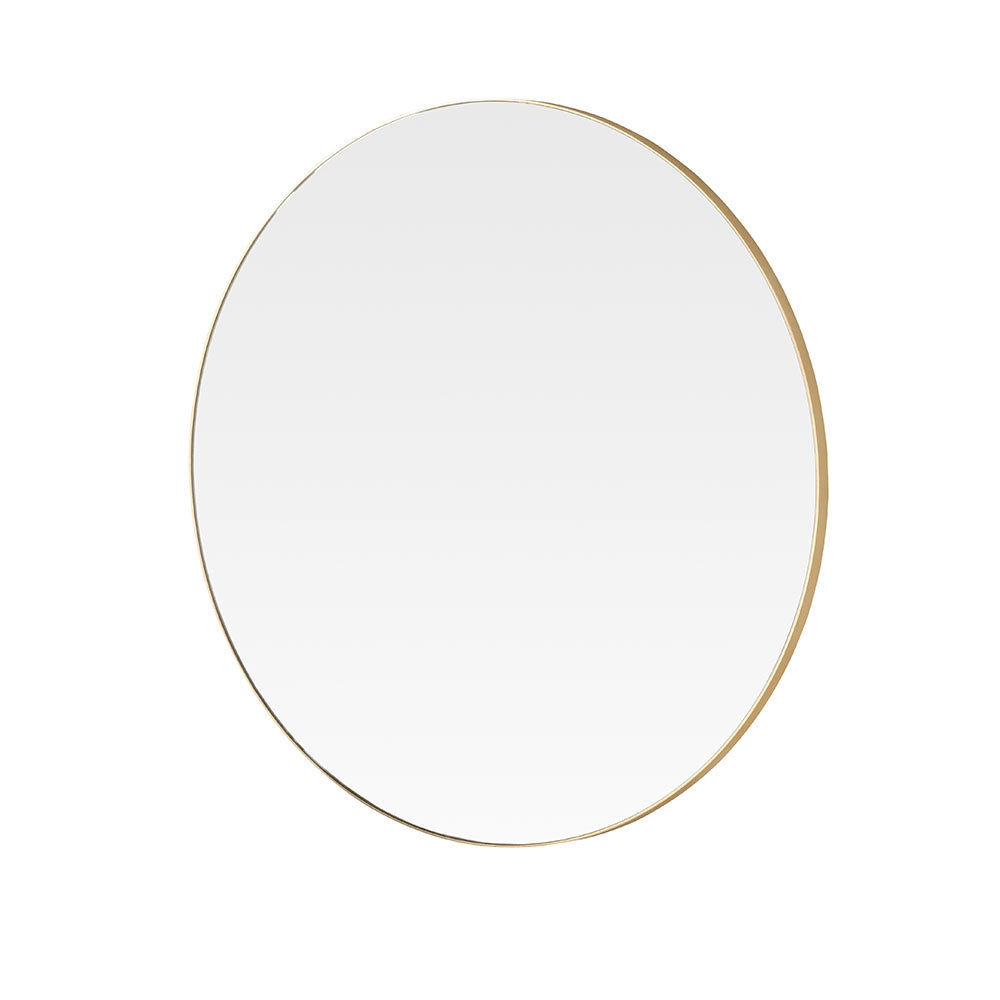 Product photograph of Olivia S Tuvalu Round Wall Mirror In Gold from Olivia's.