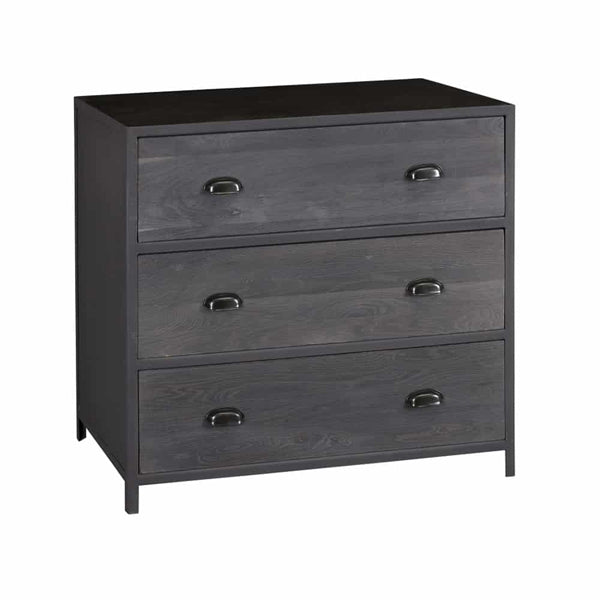 Product photograph of Olivia S Grafton Black Chest Of Drawers from Olivia's