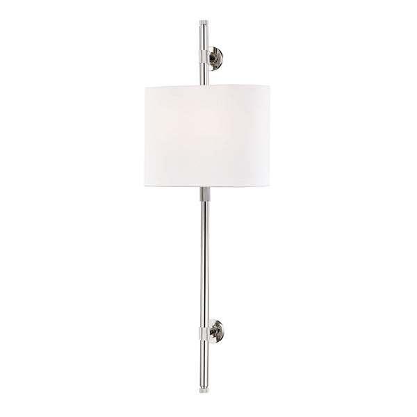 Hudson Valley Lighting Bowery Polished Nickel Wall Sconce