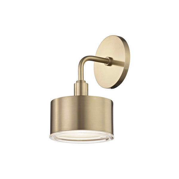Product photograph of Hudson Valley Lighting Nora Steel 1 Light Wall Sconce from Olivia's