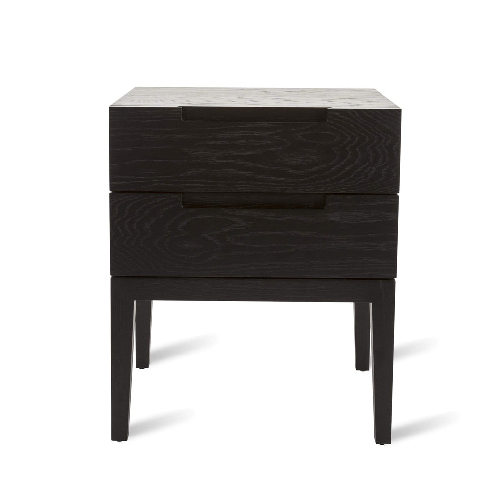 Product photograph of Twenty10 Designs Orchid Wenge 2 Drawer Bedside Table from Olivia's