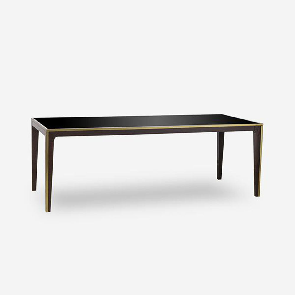 Product photograph of Andrew Martin Silhouette 6 Seater Dining Table Black from Olivia's