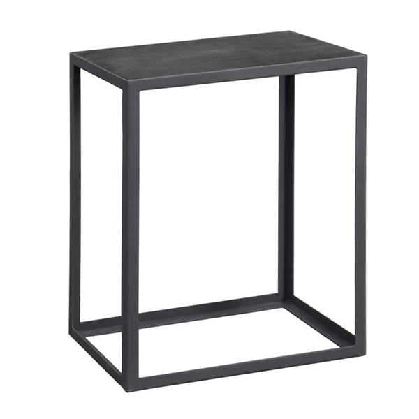 Product photograph of Olivia S Grafton Black End Table from Olivia's