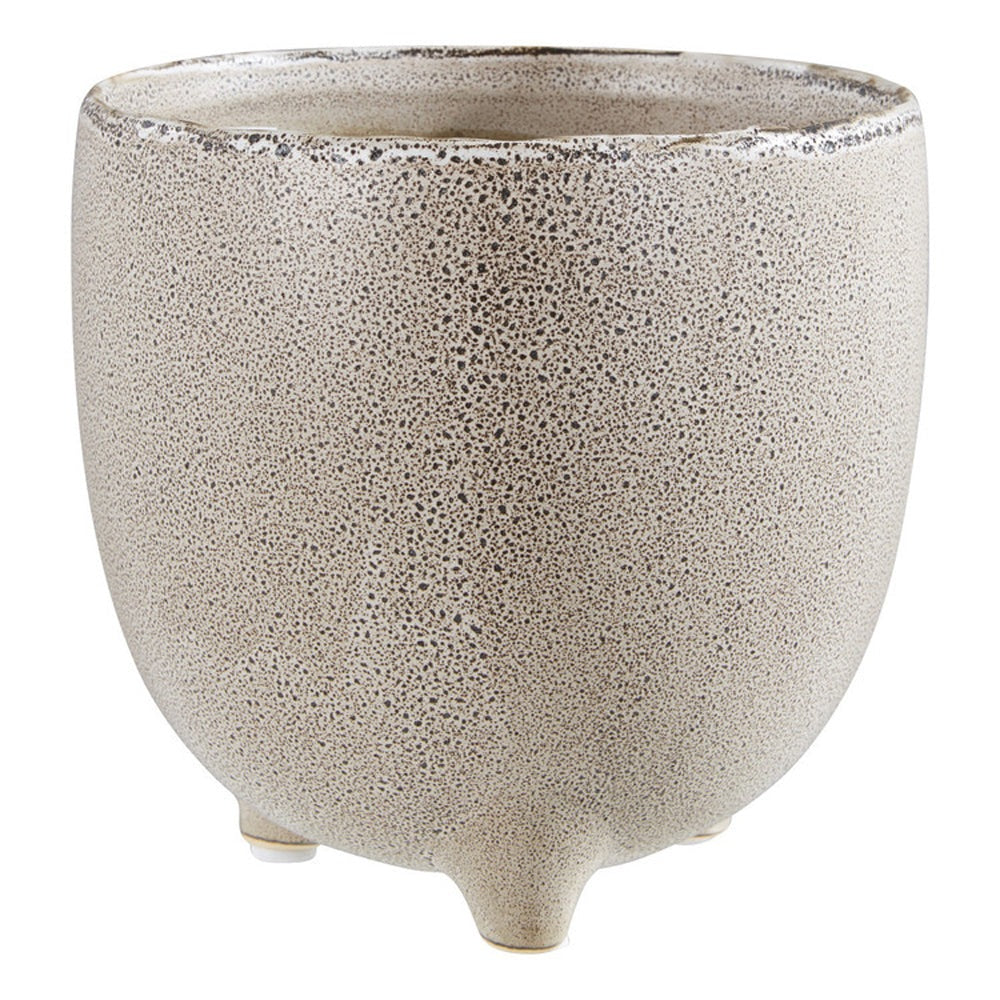 Olivias Speckled Natural Stoneware Planter Large