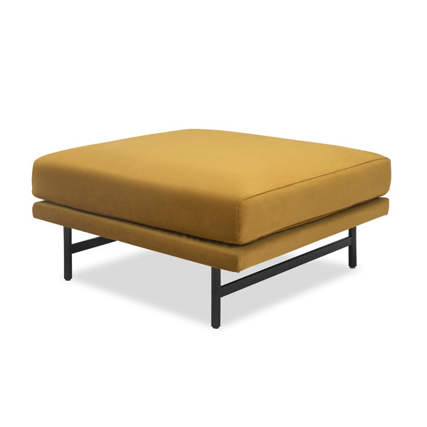 Product photograph of Liang Eimil Mossi Baxter Honey Footstool from Olivia's