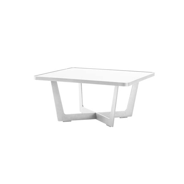 Cane Line Time Out Outdoor Coffee Table Small White