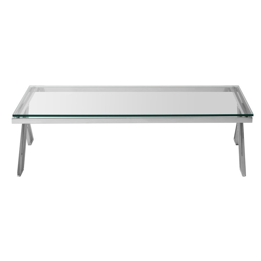 Olivias Pipe Silver Coffee Table