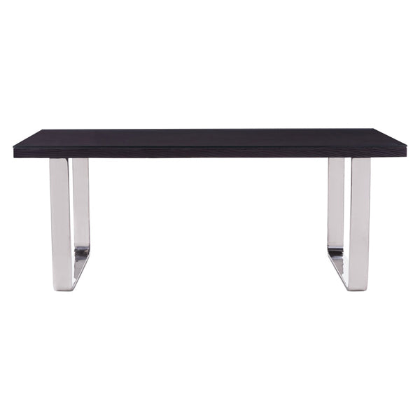 Olivias Kara U Shaped Base Dining Table Black