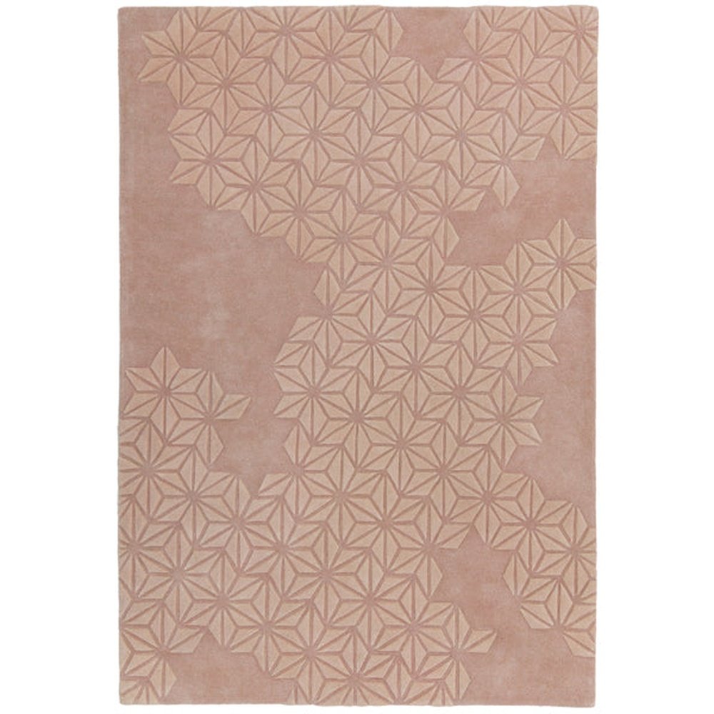 Asiatic Carpets Starburst Hand Tufted Rug Pink 160 X 230cm