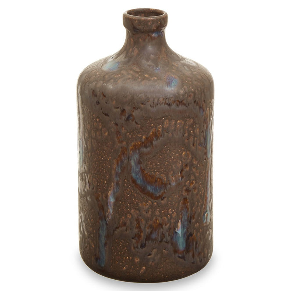 Product photograph of Olivia S Brown Glaze Vase from Olivia's