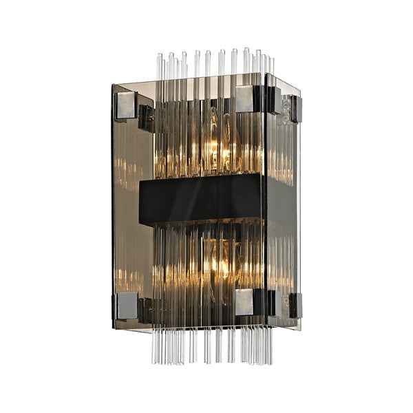 Product photograph of Hudson Valley Lighting Apollo Hand-worked Iron 1lt Wall Sconce from Olivia's