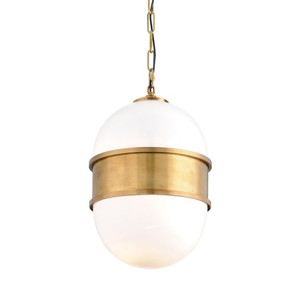 Product photograph of Hudson Valley Lighting Broomley Solid Brass 2lt Pendant from Olivia's