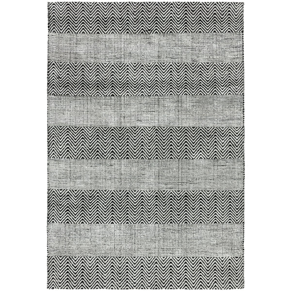 Asiatic Carpets Ives Hand Woven Rug Grey 100 X 150cm Outlet