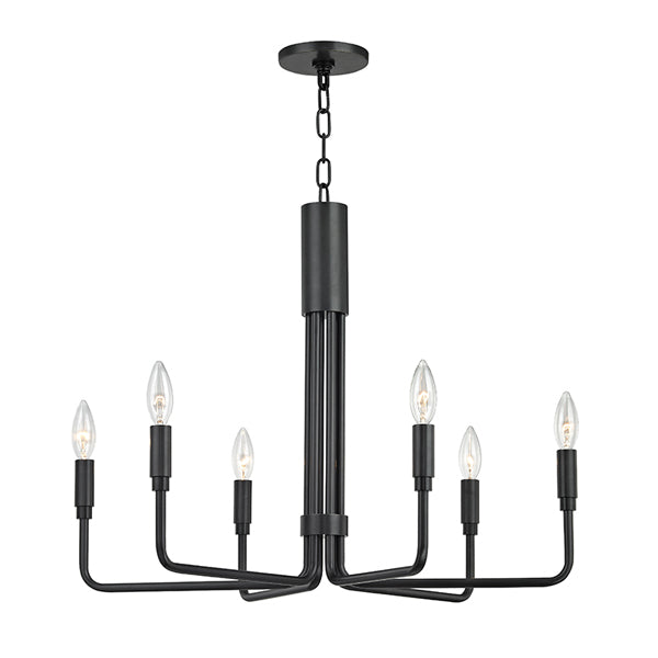 Hudson Valley Lighting Brigitte Steel 6 Light Small Pendant