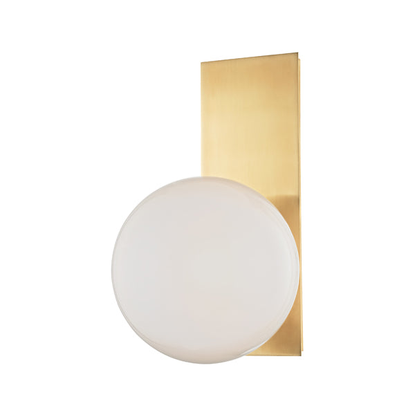 Product photograph of Hudson Valley Lighting Hinsdale Steel 1 Light Wall Sconce from Olivia's