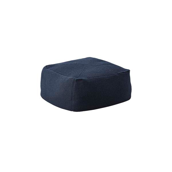 Product photograph of Cane-line Divine Outdoor Footstool Midnight Blue from Olivia's