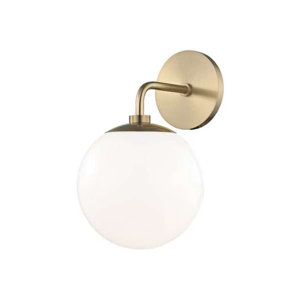 Product photograph of Hudson Valley Lighting Stella Steel 1 Light Wall Sconce from Olivia's