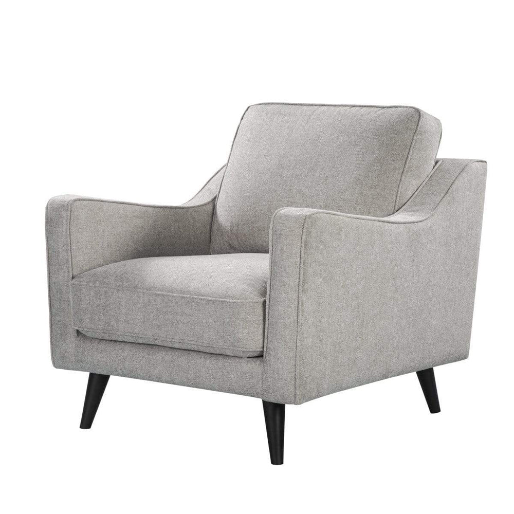 Product photograph of Twenty10 Designs Daffy Greige Linen Armchair from Olivia's