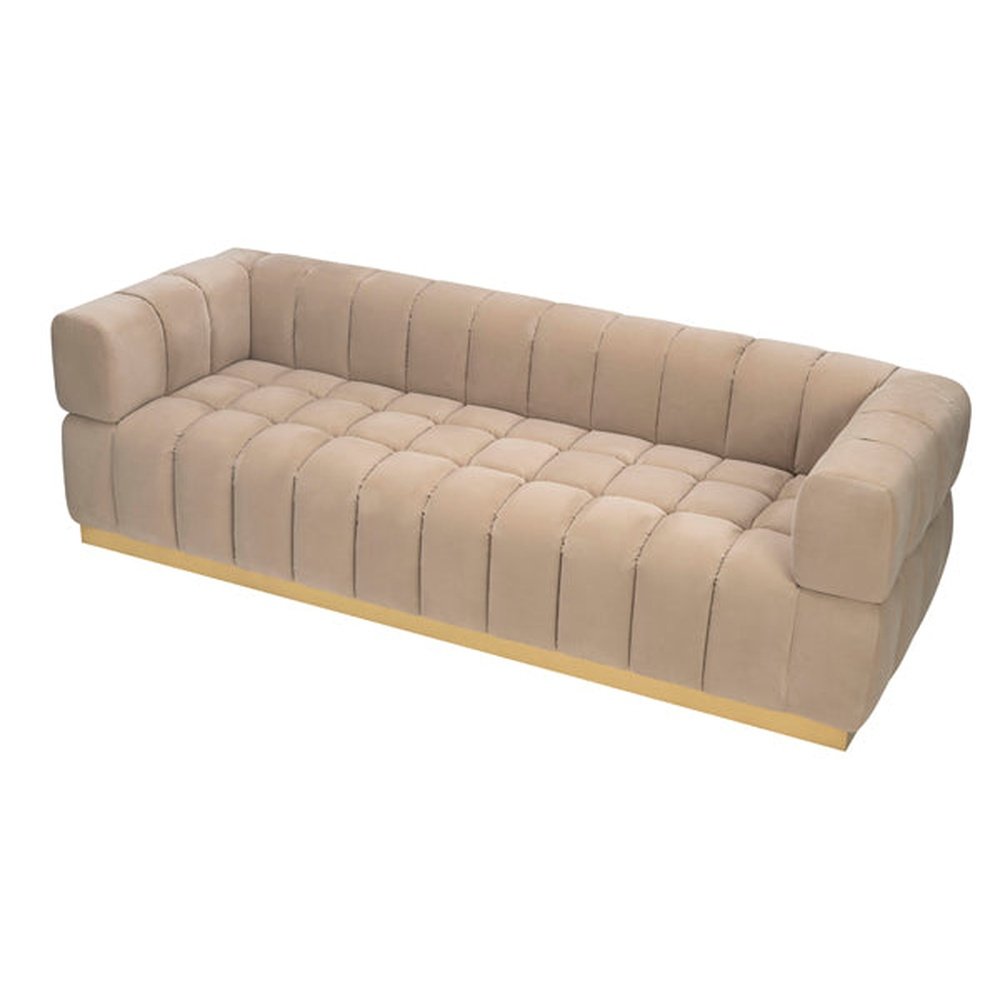 Product photograph of Liang Eimil Marat Toscana Latte 3 Seater Sofa from Olivia's