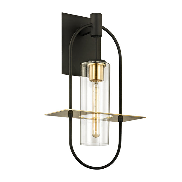 Product photograph of Hudson Valley Lighting Smyth Hand-worked Iron And Brass 1lt Wall B6393-ce from Olivia's