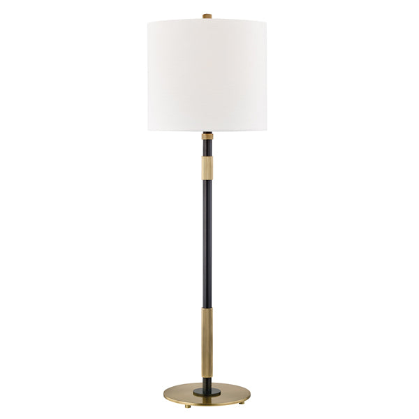Product photograph of Hudson Valley Lighting Bowery Brass 1 Light Table Lamp from Olivia's