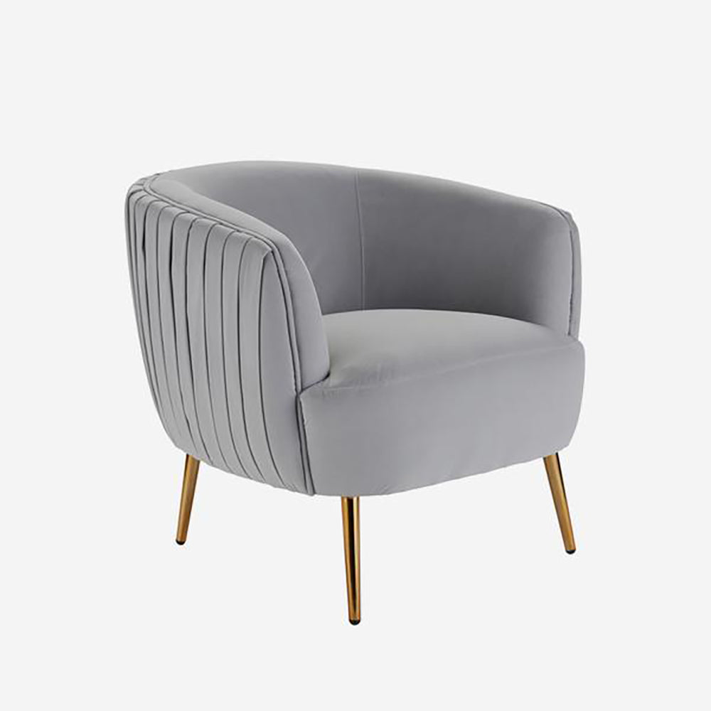 Product photograph of Andrew Martin Pippa Occasional Chair Grey from Olivia's