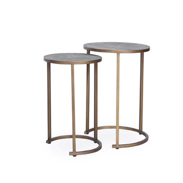 Product photograph of Olivia S Hampton Nest Of Tables Grey from Olivia's