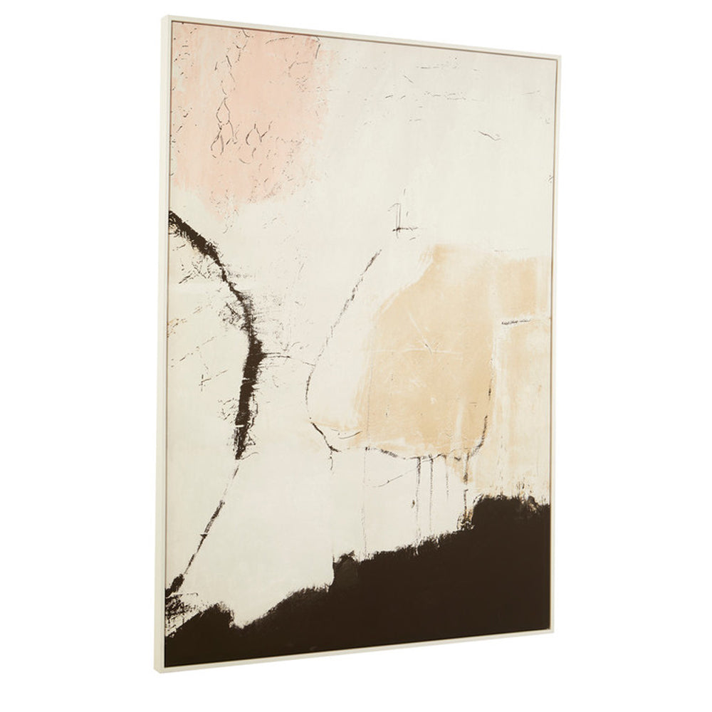 Product photograph of Olivia S Luxe Collection - Blush Abstract Wall Art from Olivia's