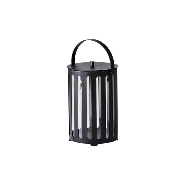 Product photograph of Cane-line Lighttube Lantern Small Lava Grey from Olivia's.