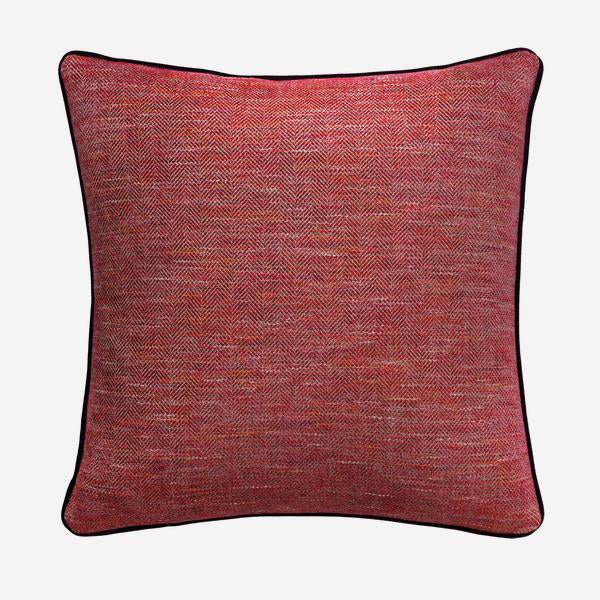 Andrew Martin Delphini Cushion Red Berry Pelham Aubergine