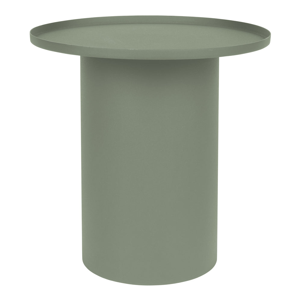 Product photograph of Olivia S Nordic Living Collection - Suri Round Side Table In Green from Olivia's