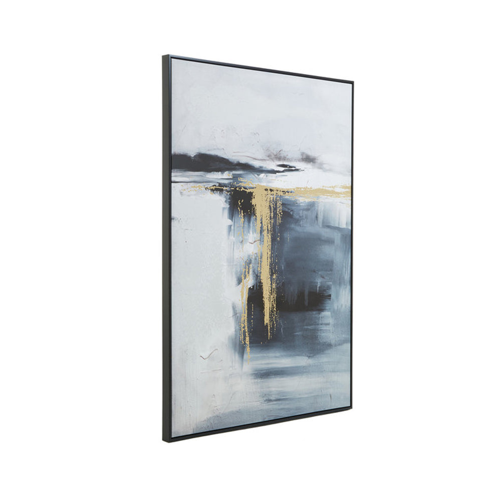 Product photograph of Olivia S Luxe Collection - Winter Abstract Wall Art from Olivia's