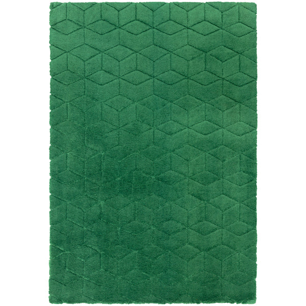 Asiatic Carpets Cozy Knitted Rug Green 120 X 170cm
