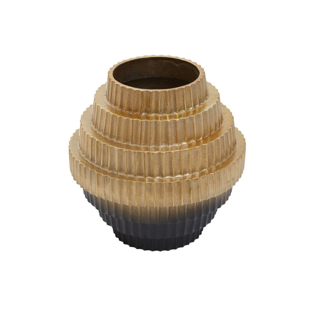 Product photograph of Olivia S Luxe Collection - Ombre Ridge Vase Small from Olivia's