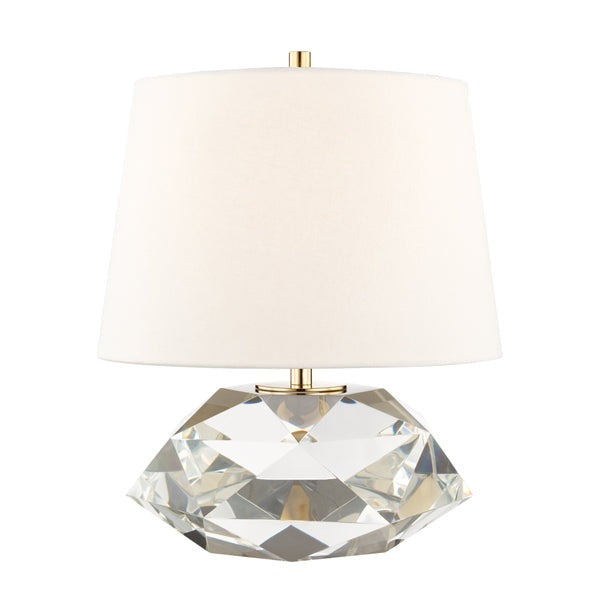 Product photograph of Hudson Valley Lighting Henley Crystal 1 Light Table Lamp from Olivia's