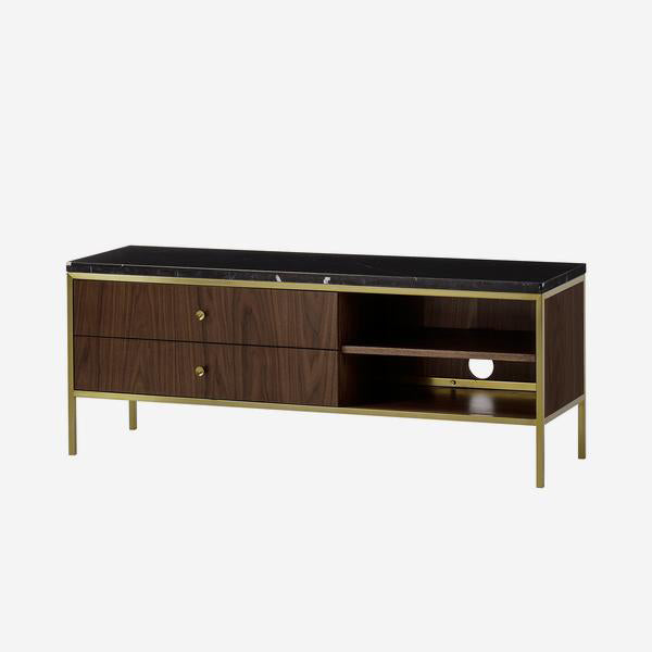 Andrew Martin Chester Media Unit Black Large