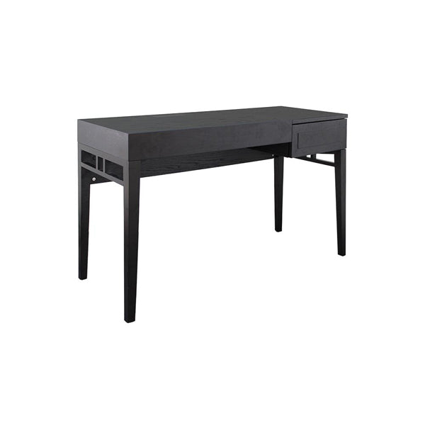 Product photograph of Olivia S Elsa Black Oak Desk from Olivia's