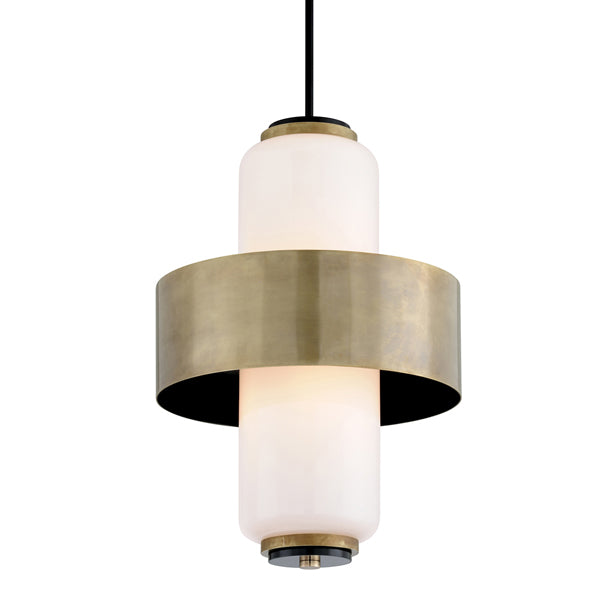 Product photograph of Hudson Valley Lighting Melrose Solid Brass 4lt Pendant from Olivia's