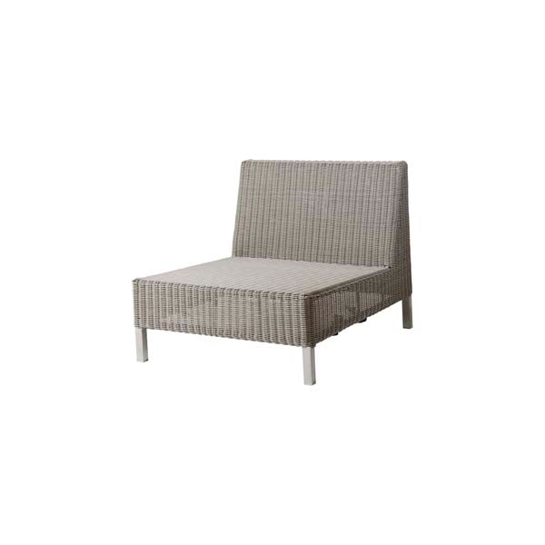 Product photograph of Cane-line Connect Single Seater Module Fiber Taupe from Olivia's