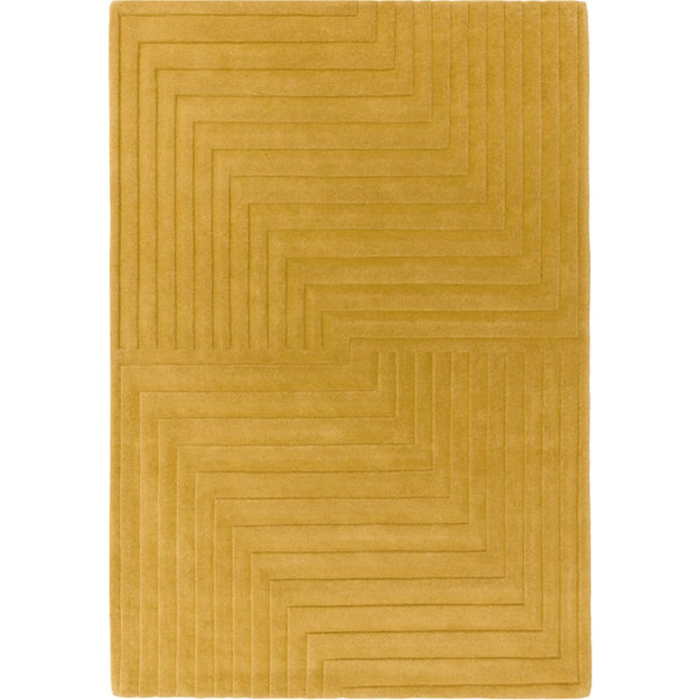 Asiatic Carpets Form Hand Tufted Rug Ochre 120 X 170cm