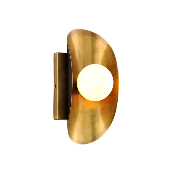 Hudson Valley Lighting Hopper Solid Brass 1lt Wall Sconce Outlet