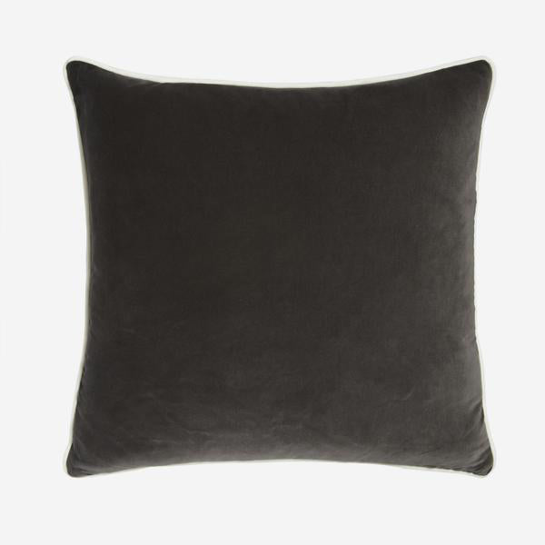 Andrew Martin Pelham Cushion Charcoal And Milk