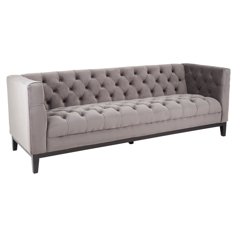 Product photograph of Olivia S Luxe Collection - Stella Sofa 3 Seater Grey from Olivia's