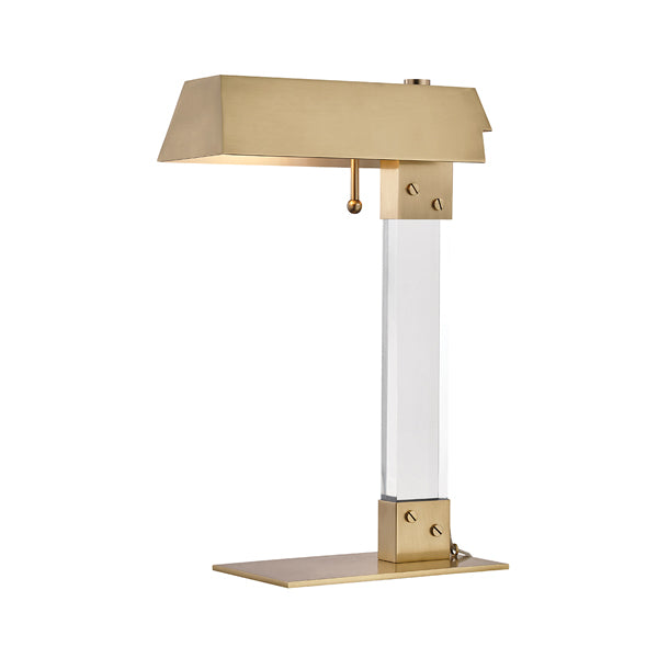 Product photograph of Hudson Valley Lighting Hunts Point Steel 1 Light Table Lamp from Olivia's